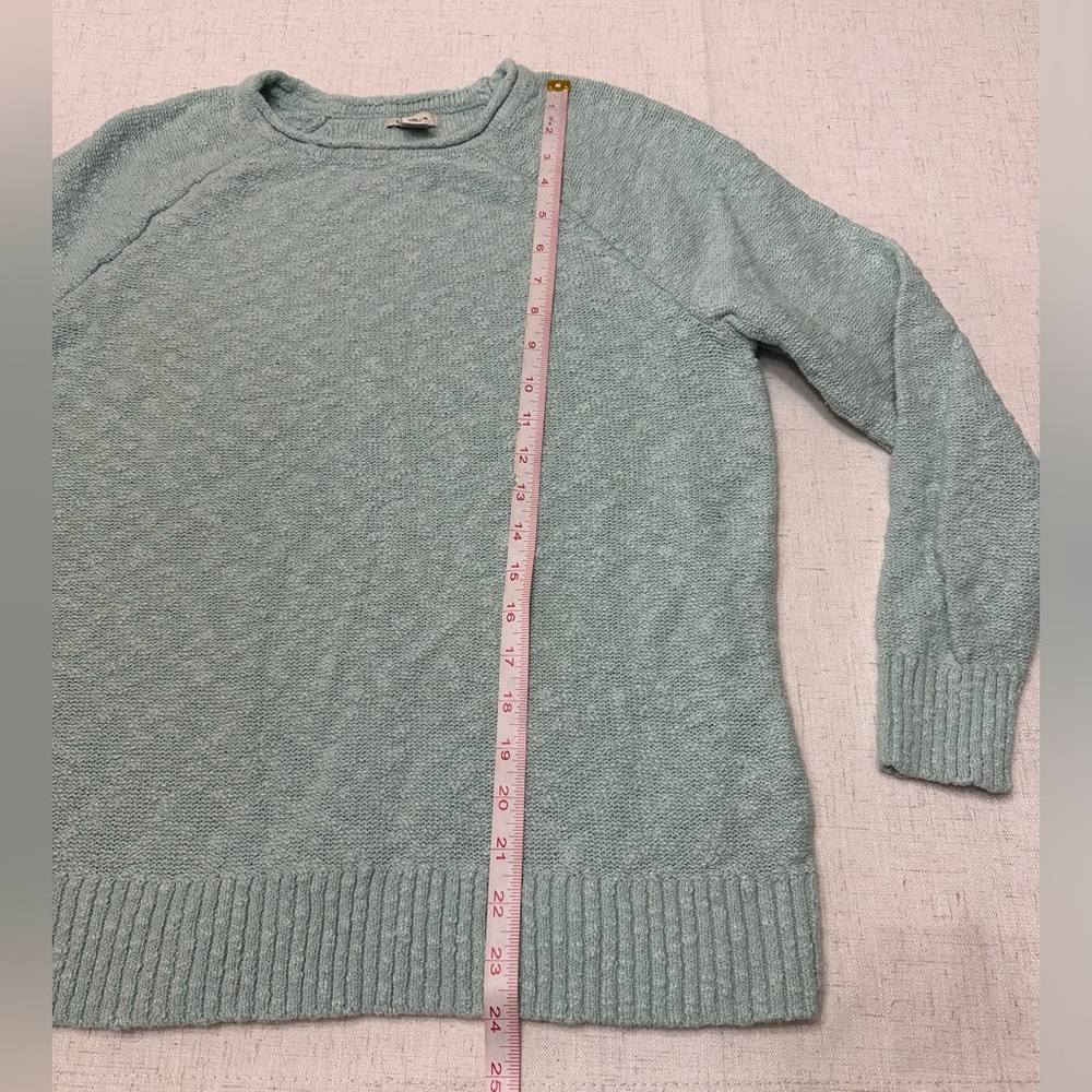 L.L. Bean Women's Crew Neck Sweater - Light Green - Picture 10 of 11